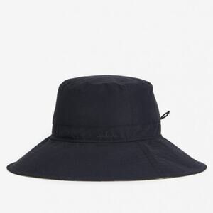 Barbour Navy Blue Plaid Harriet Sports Bucket Hat NWT L/XL Active Outdoor Hiking